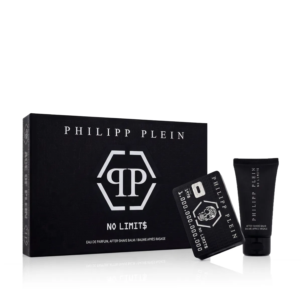 Philipp Plein No Limit$ zestaw dla mężczyzn Woda perfumowana 50 ml + Balsam po goleniu 50 ml