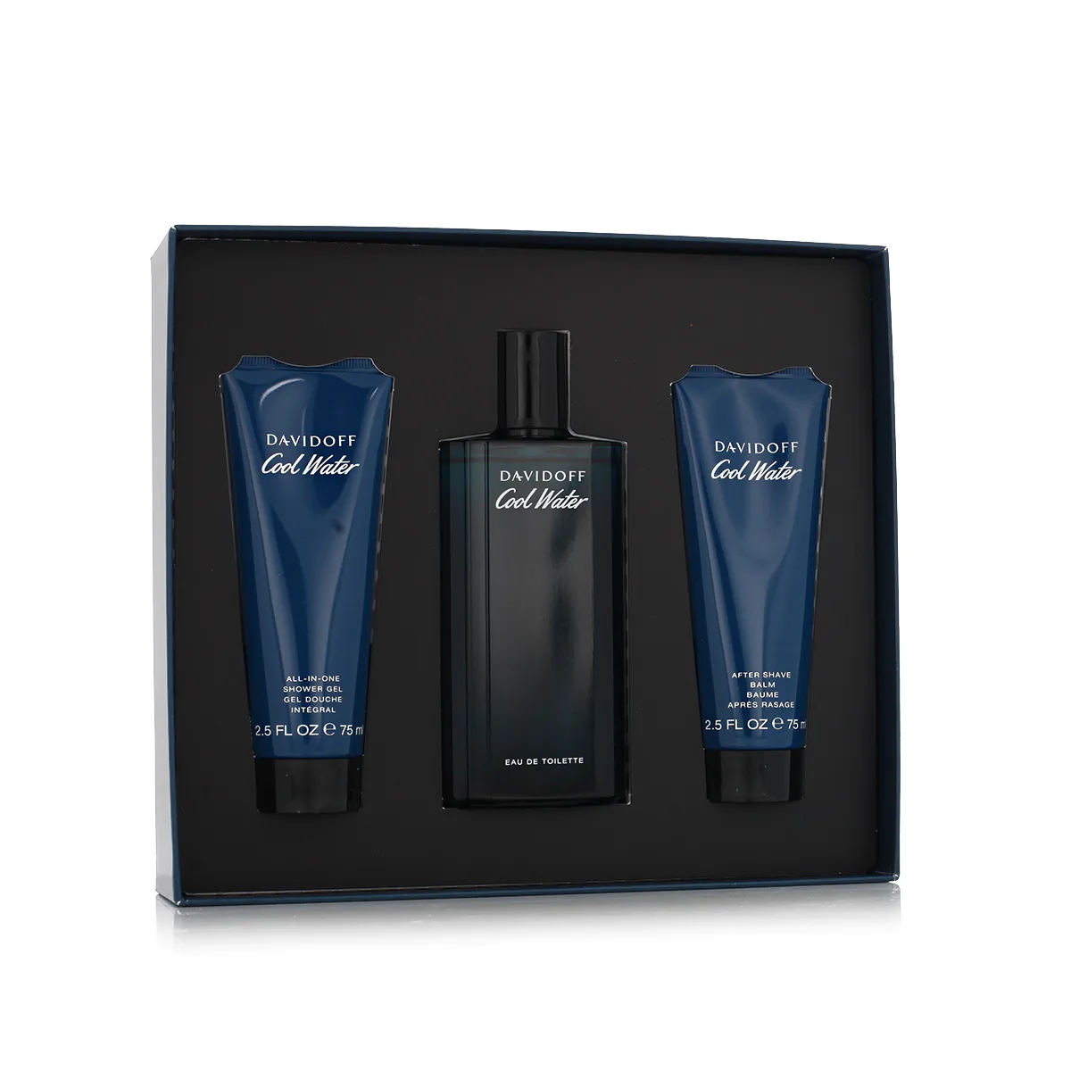 Davidoff Cool Water for Men zestaw dla mężczyzn Woda toaletowa 125 ml + Balsam po goleniu 75 ml + Że opcja Ocean Cover