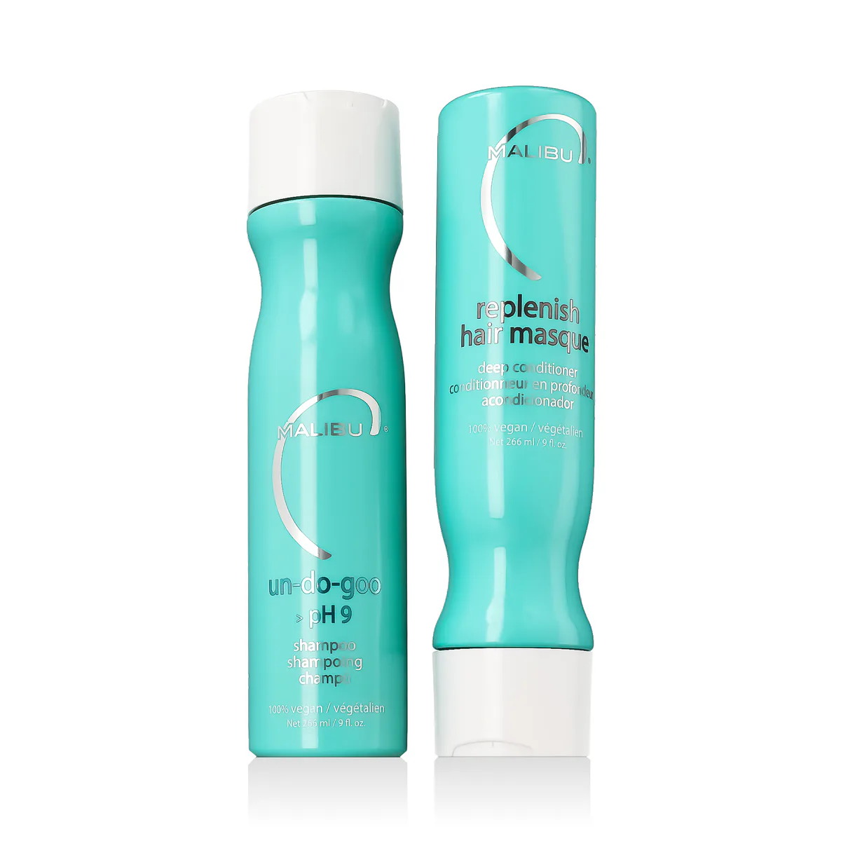 Malibu C Wefts & Extensions Wellness Collection Szampon 266 ml + Odżywka 266 ml + saszetka 4 x 5 g