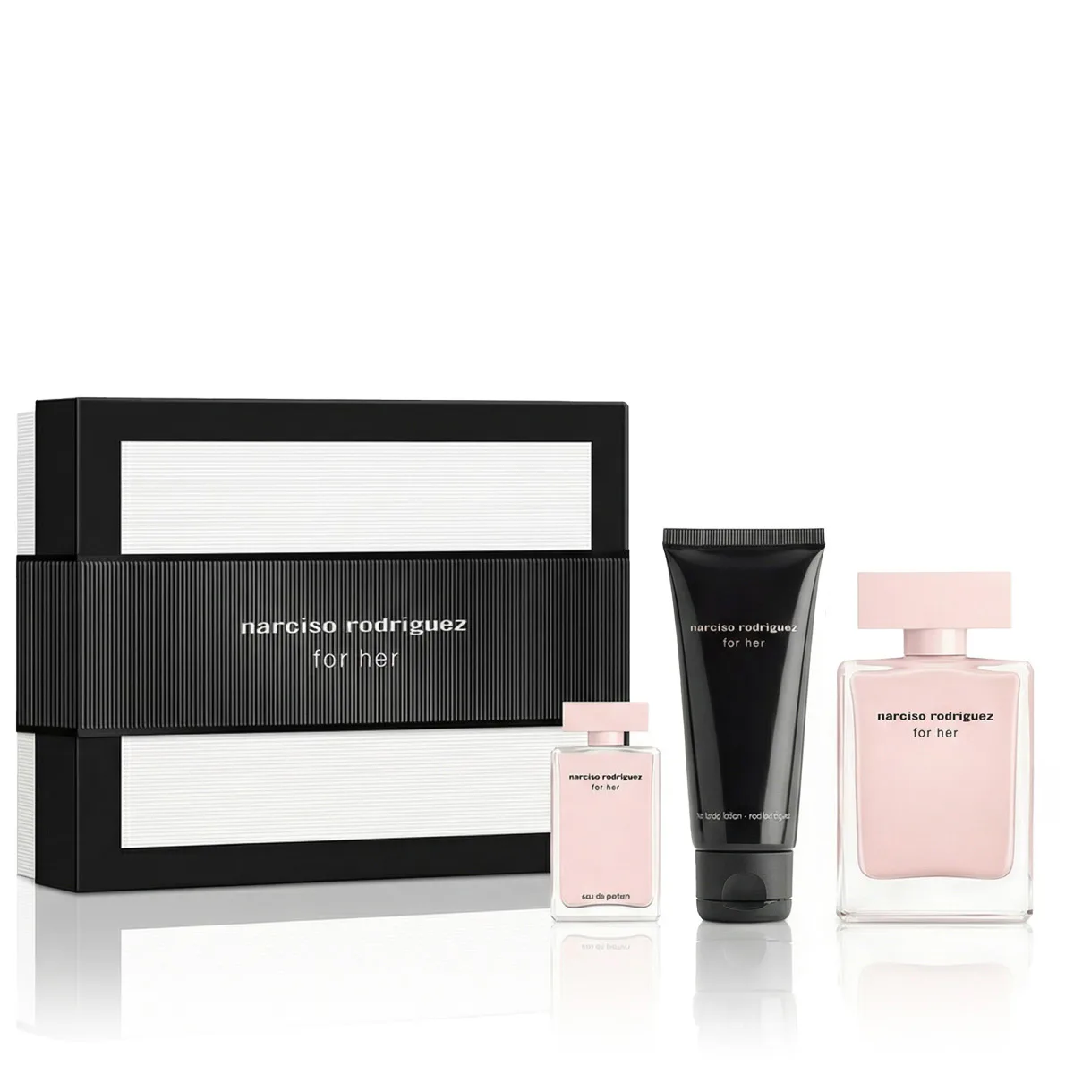 Narciso Rodriguez For Her EDP 50 ml + EDP MINI 7,5 ml + BL 50 ml W