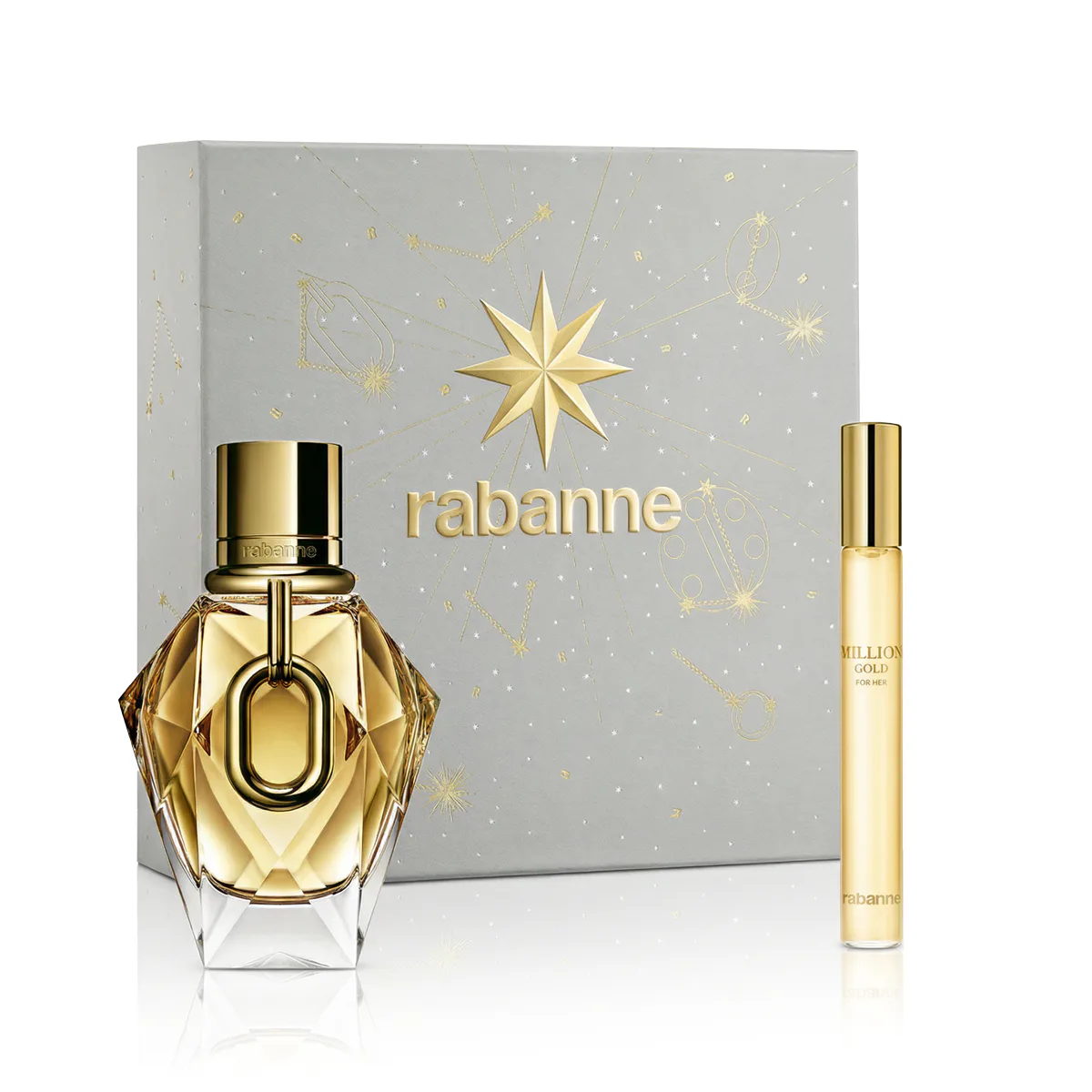 Paco Rabanne Million Gold For Her zestaw Woda perfumowana 50 ml + Woda perfumowana miniat