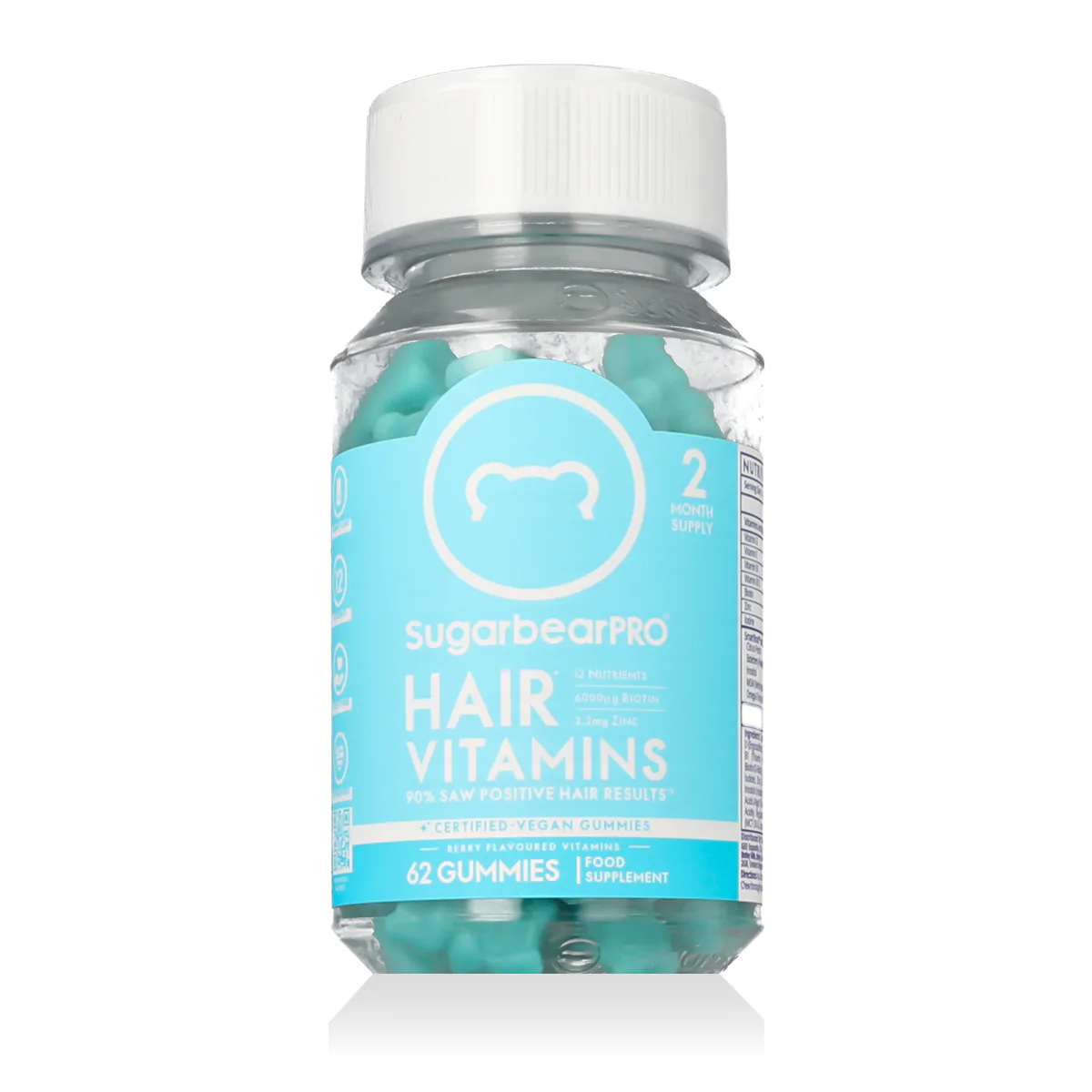 SugarbearPRO Hair Vitamins 62 szt.