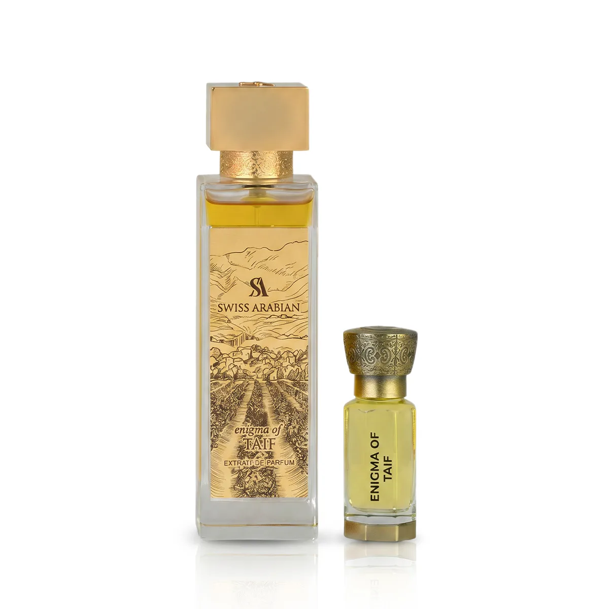 Swiss Arabian Enigma of Taif zestaw Extrait de Parfum 100 ml + Olejek perfumowany 12 ml