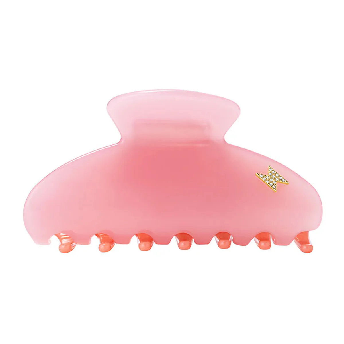 By Eloise Large Hair Claw Bolt Coral Blush