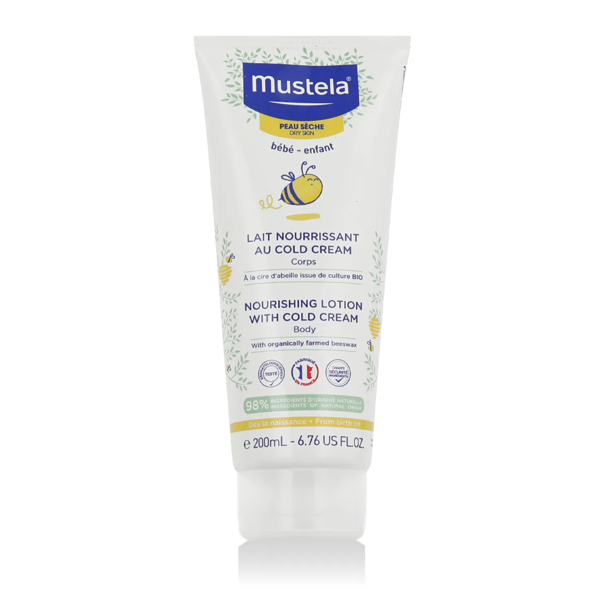 Mustela Bébé Nourishing Body Lotion With Cold Cream 200 ml opcja Nowe opakowanie
