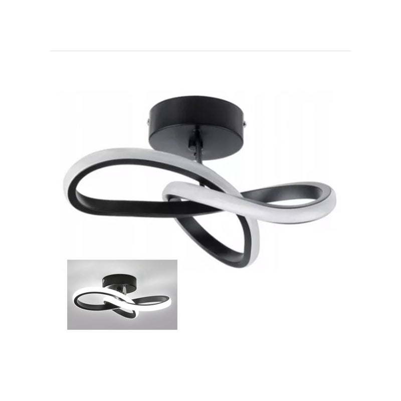Lampa sufitowa LED 25,5 x 10 cm, 20 W, światło białe, żyrandol do korytarza, lampa dekoracyjna, lampka nocna
