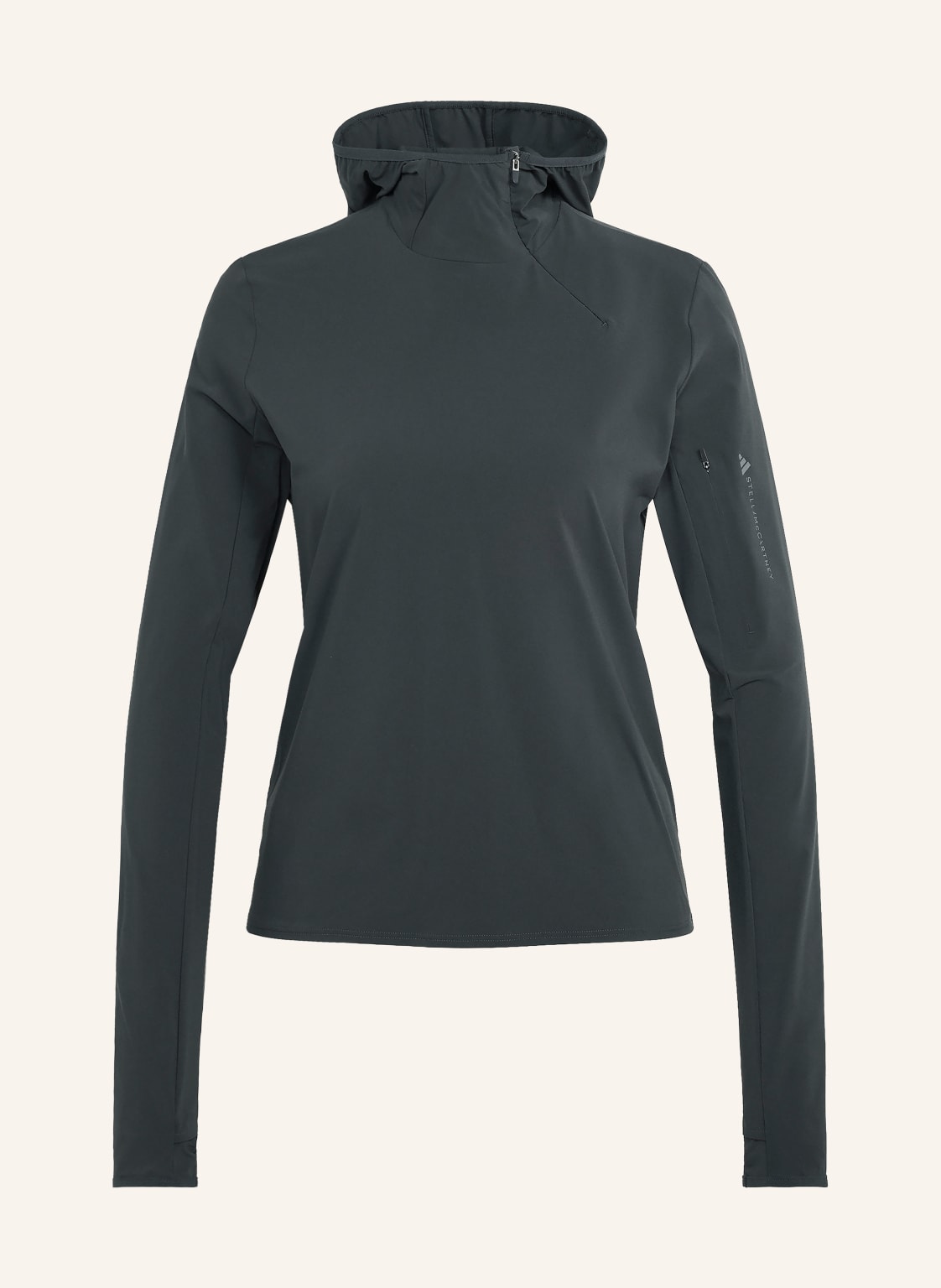 Adidas By Stella Mccartney Bluza Z Kapturem Adidas By Stella Mccartney grau