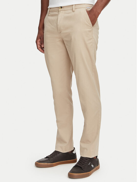 Beverly Hills Polo Club Chinosy P-SS26M -T450311 Beżowy Regular Fit