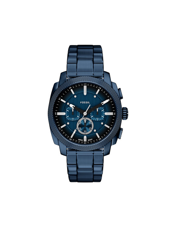Fossil Zegarek Machine Chrono FS6167 Granatowy