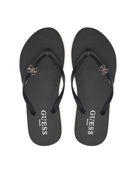 Guess Japonki E6GZ14 BB00F Czarny