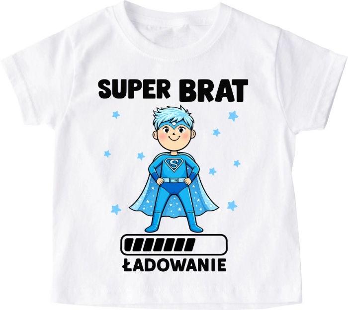 Koszulka dziecięca ''SUPER BRAT- ŁADOWANIE''