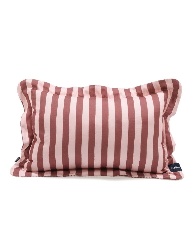 La Millou Poduszka bambusowa do spania XL ( Stripes pink )