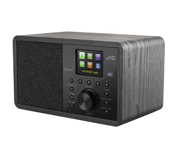 JVC RA-E814B Radio FM DAB+ internetowe Bluetooth Czarny