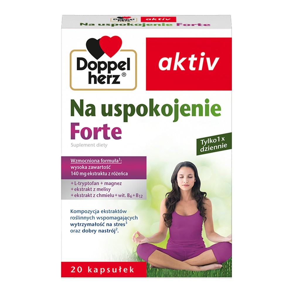 QUEISSER Doppel herz aktiv na uspokojenie forte x 20 kaps
