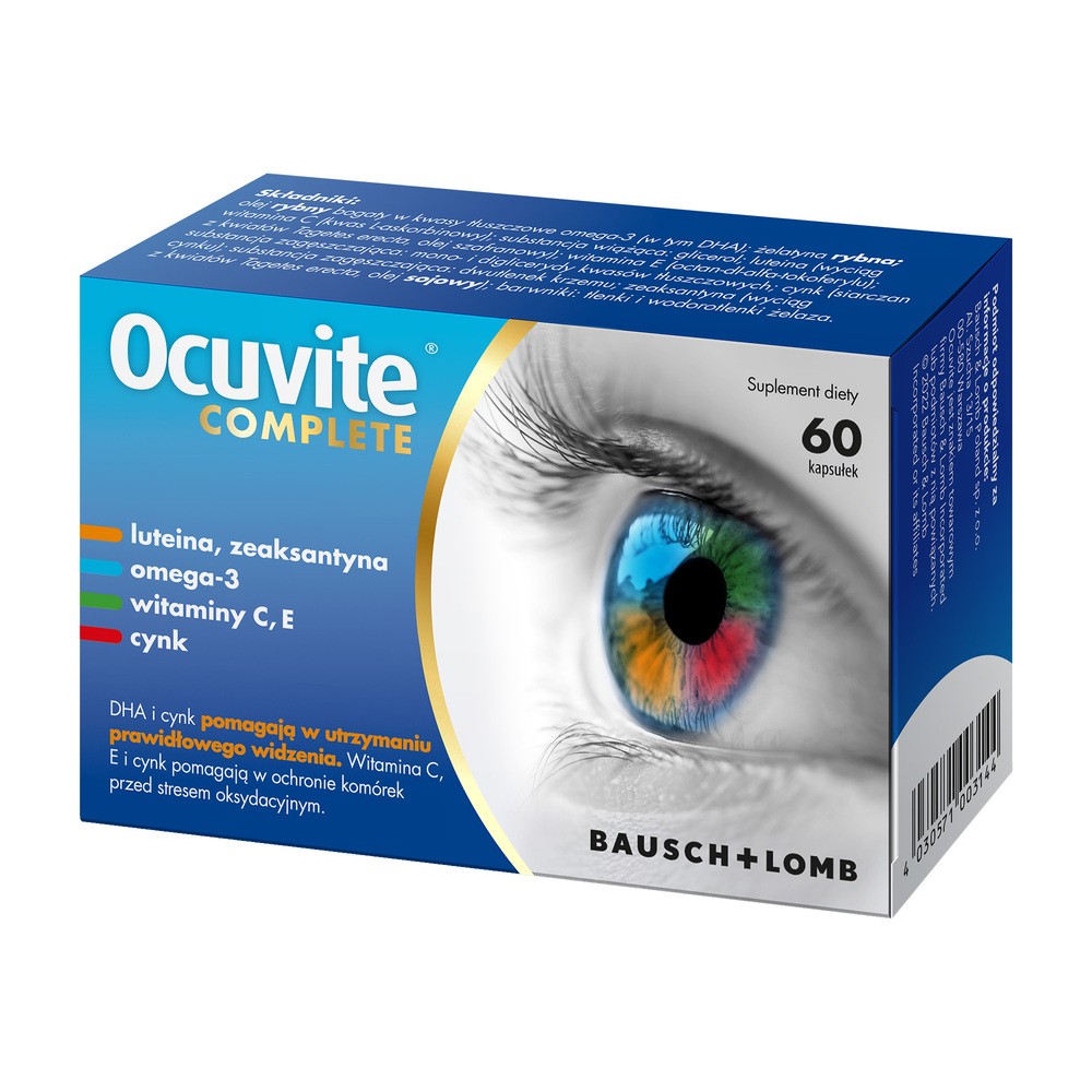 Bausch&Lomb Ocuvite complete x 60 kaps