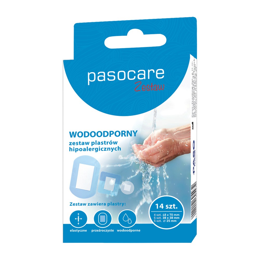 Paso Plastry pasocare wodoodporne plus x 14 szt