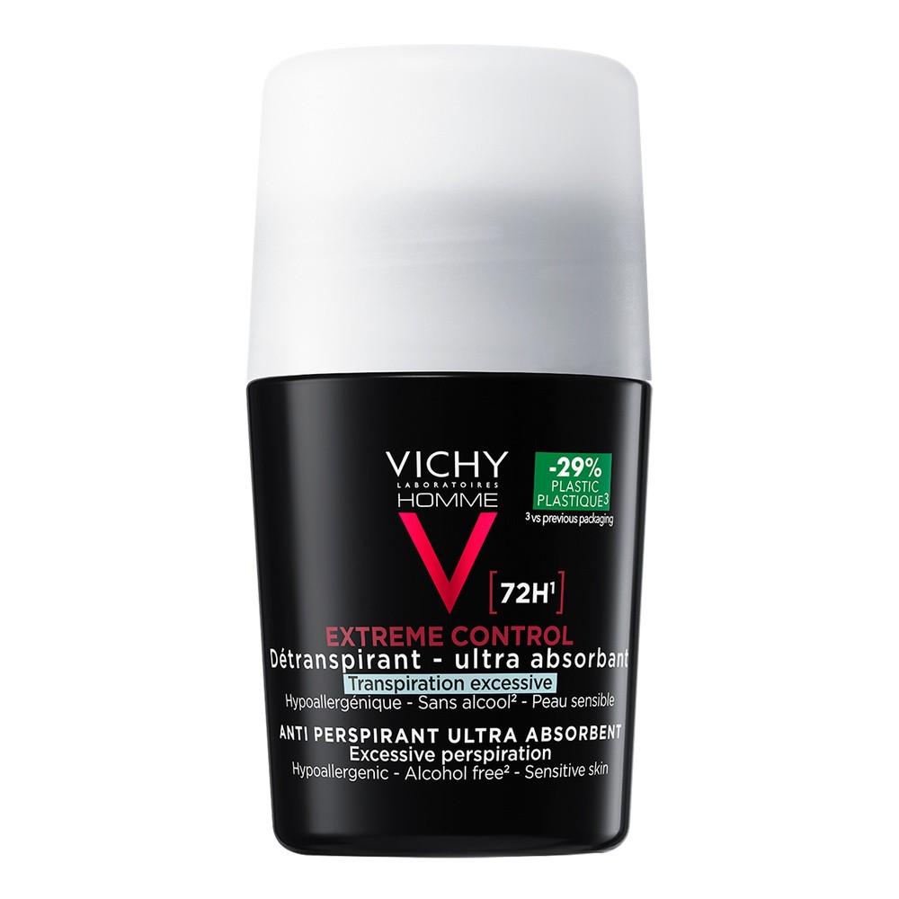 Vichy Homme Dezodorant Extreme Control Roll- On dezodorant w kulce dla mężczyzn 72h 50ml