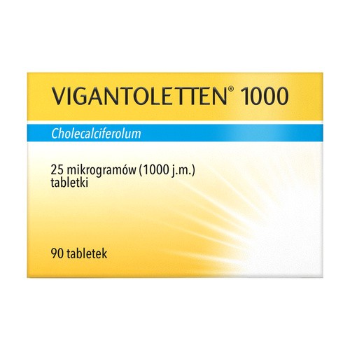 Vigantoletten 1000, lek zawierający witaminę D, 90 tabletek  4590702