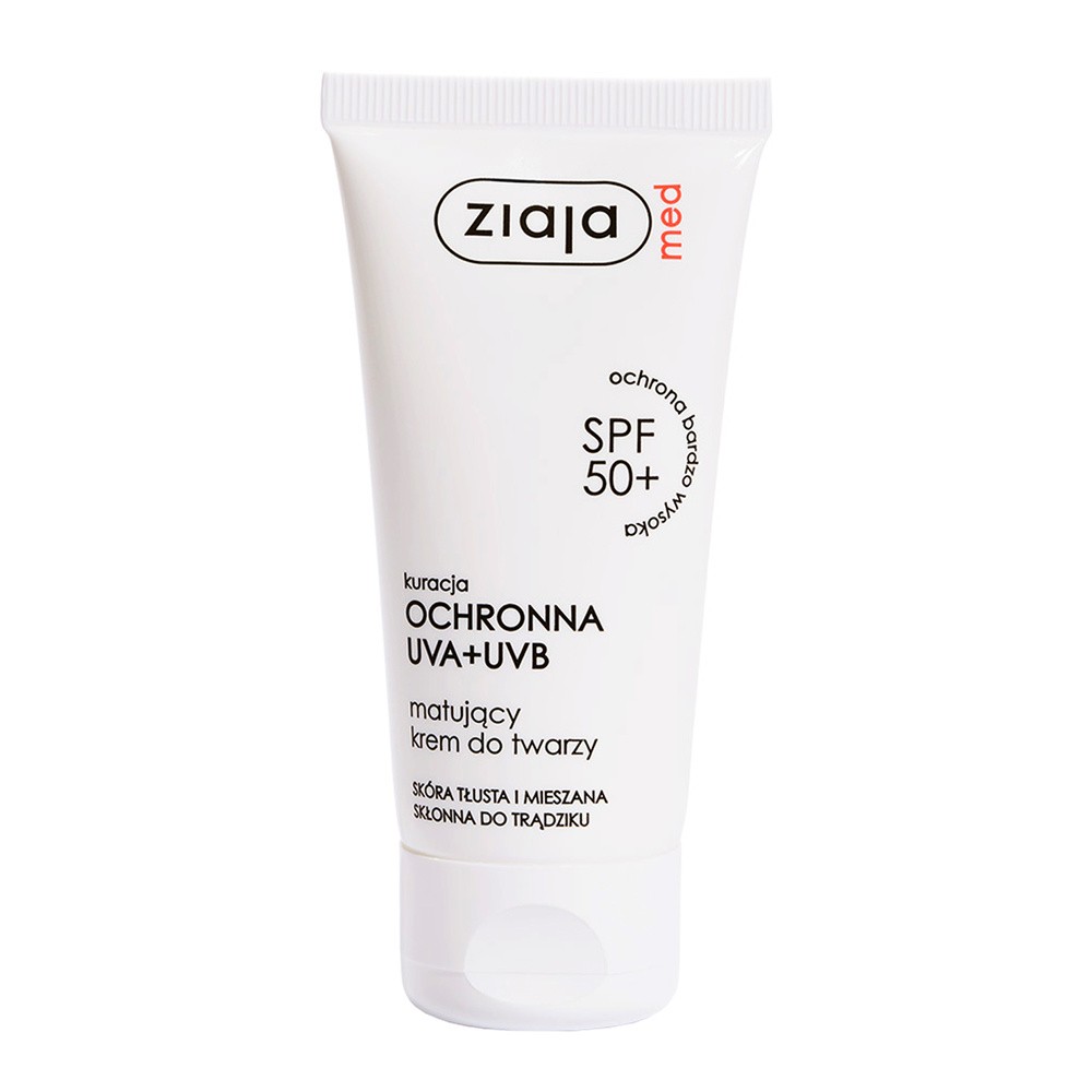 Ziaja MED Krem tonujący do twarzy SPF50+ 50ml