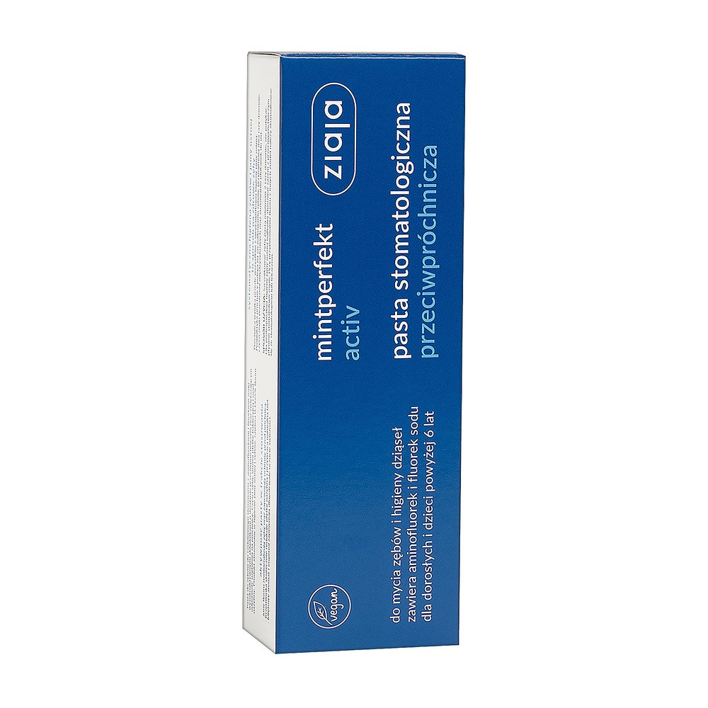 Ziaja MINTPERFEKT ACTIV PASTA PRZECIWPRÓCHNICZA 75 ML