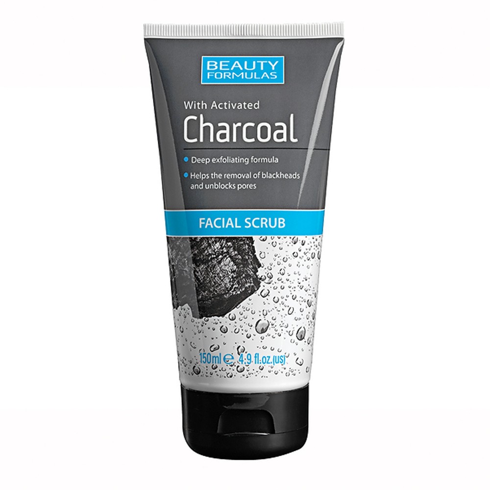 Beauty Formulas APS IMPORT-EXPORT Oczyszczający Peeling do twarzy z aktywnym węglem 150ml