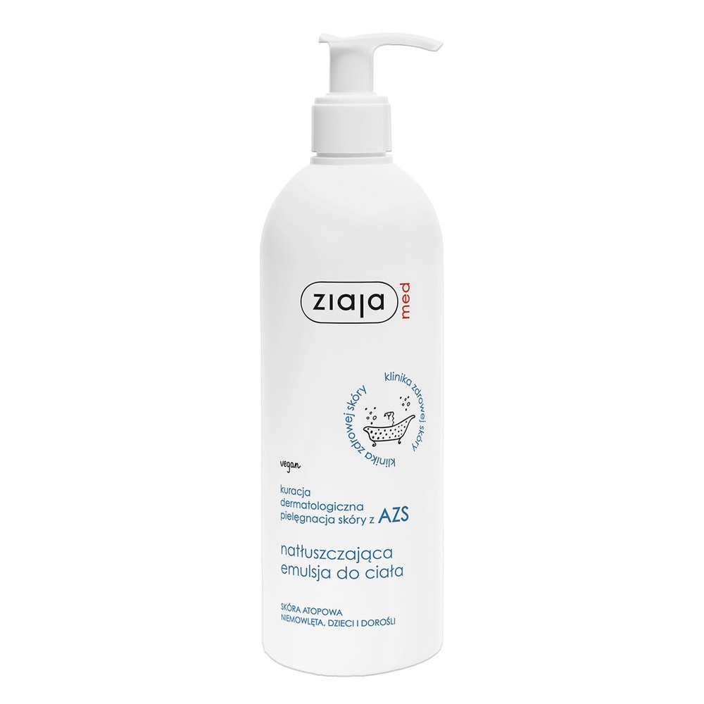Ziaja MED Kuracja dermatologiczna AZS Natłuszczająca emulsja do ciała - 400 ml