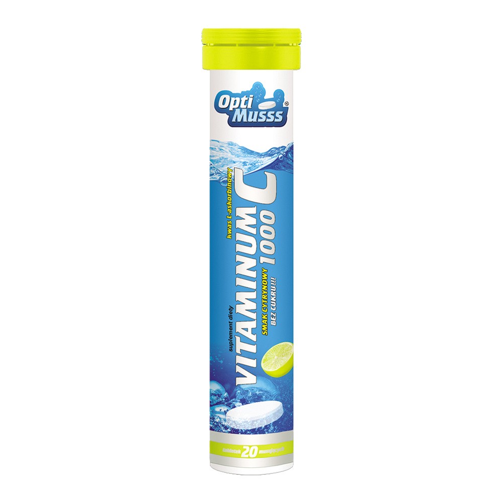 AMS PHARMA Vitaminum C 1000 OptiMusss x 20 tabl musujących