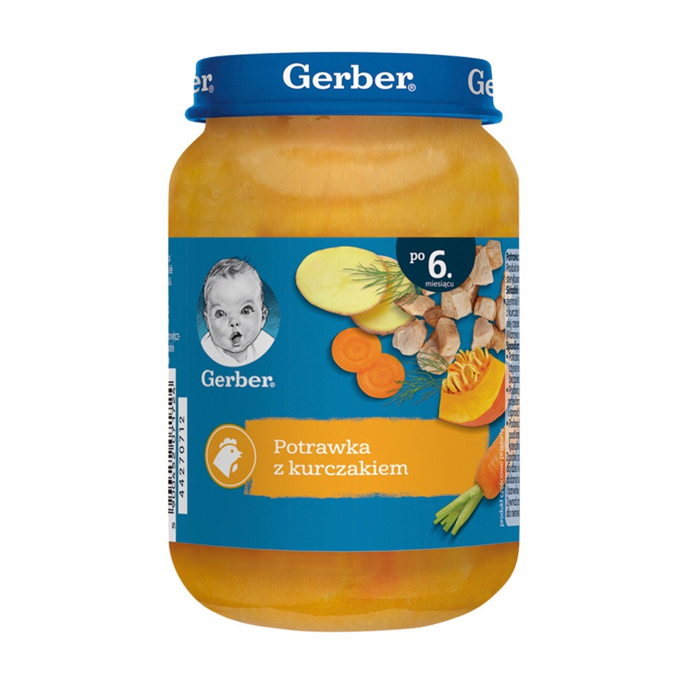Nestle Gerber OBIADEK Kurczak w potrawce z jarzynkami, po 6 miesiącu