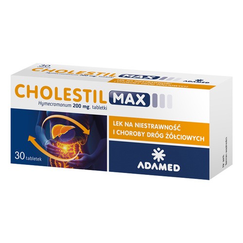 Adamed CONSUMER HEALTHCARE Polska CHOLESTIL MAX 200mg 30 tabl 3220661