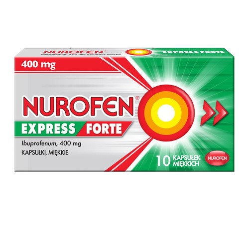 Reckitt Benckiser Healthcare Benckiser Nurofen Express Forte 10 kapsułek 5992615
