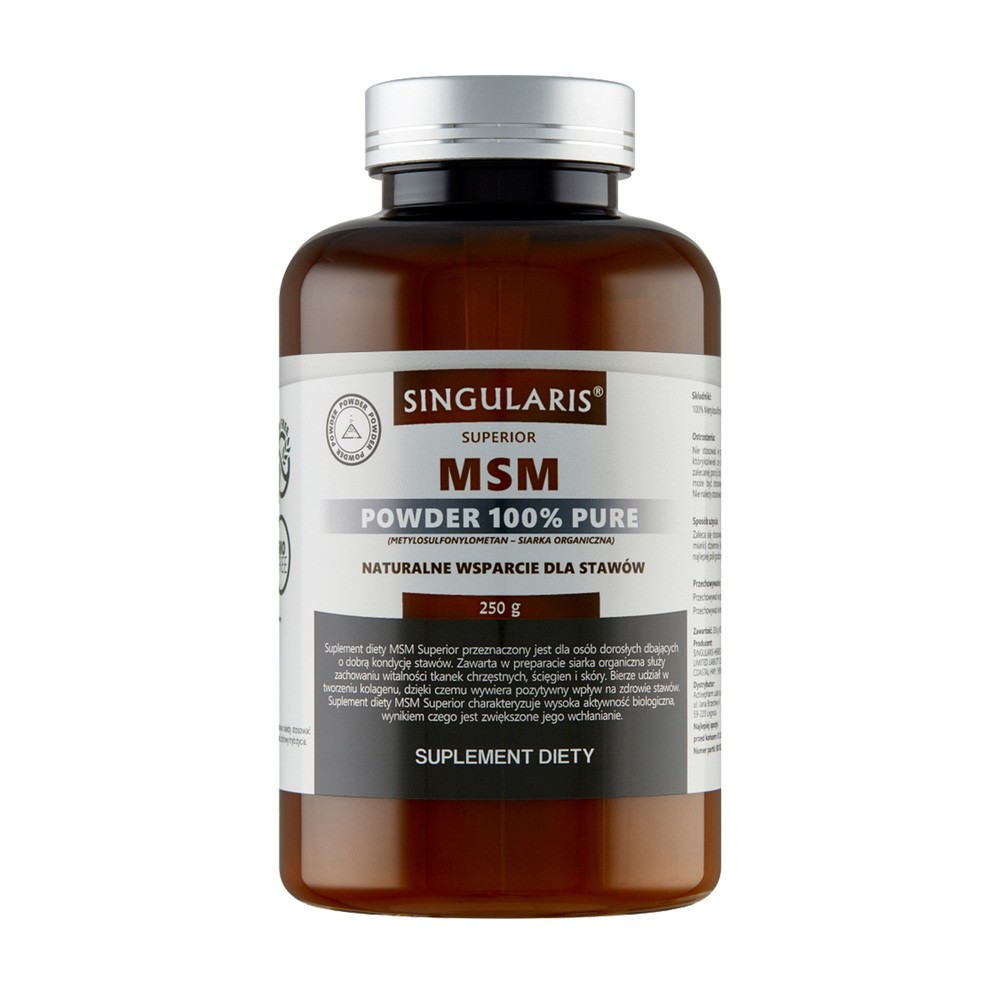 SINGULARIS Singularis MSM Powder 100% Pure 250 g