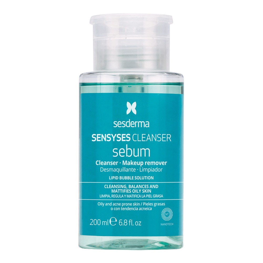 SesDerma Sensyses Cleanser Sebum Płyn oczyszczający do skóry tłustej i trądzikowej 200ml