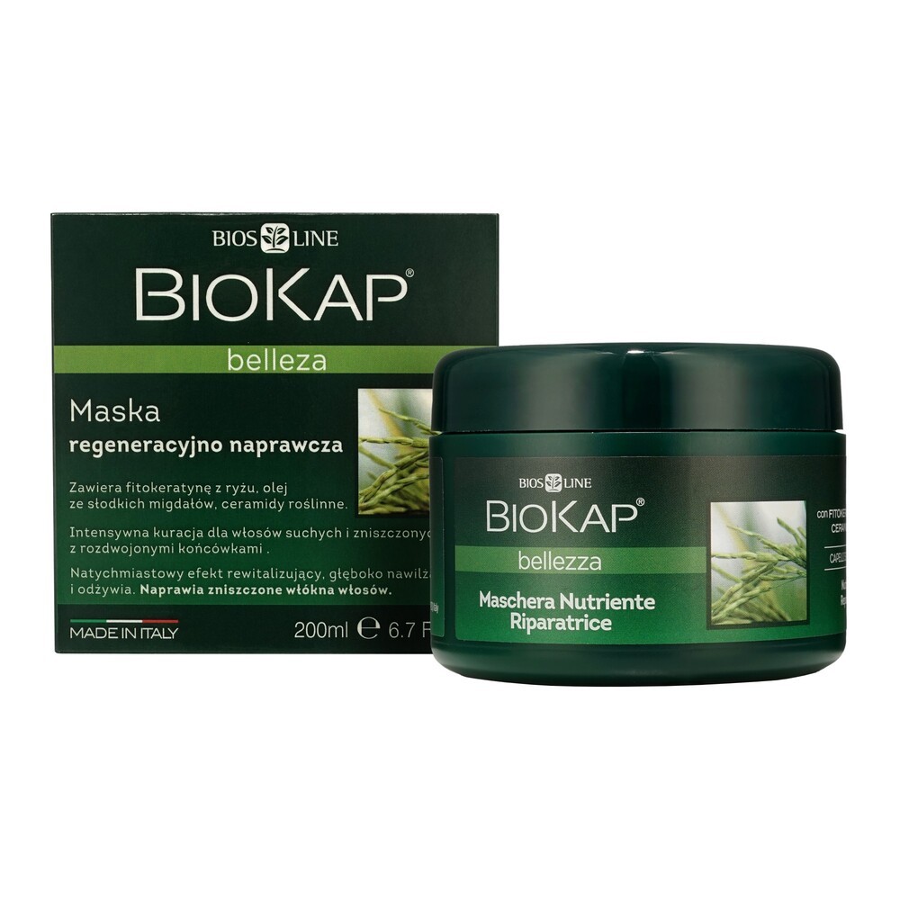 BIOKAP Belleza maska regeneracyjno naprawcza do włosów suchych 200 ml 7052993