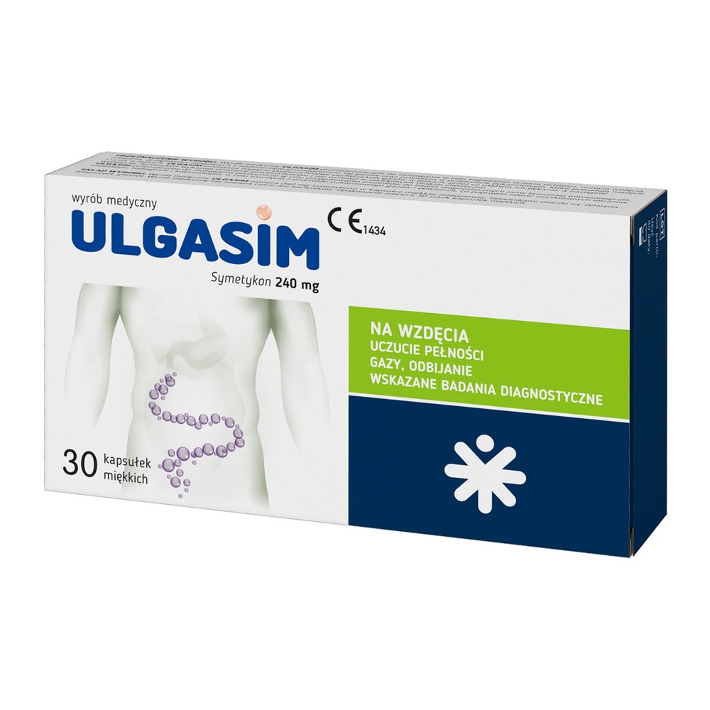 Adamed CONSUMER HEALTHCARE S.A. Ulgasim 240mg na wzdęcia 30 kapsułek 3282621