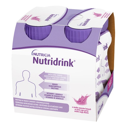 N.V.Nutricia Nutridrink owoce leśne 4x125 ml