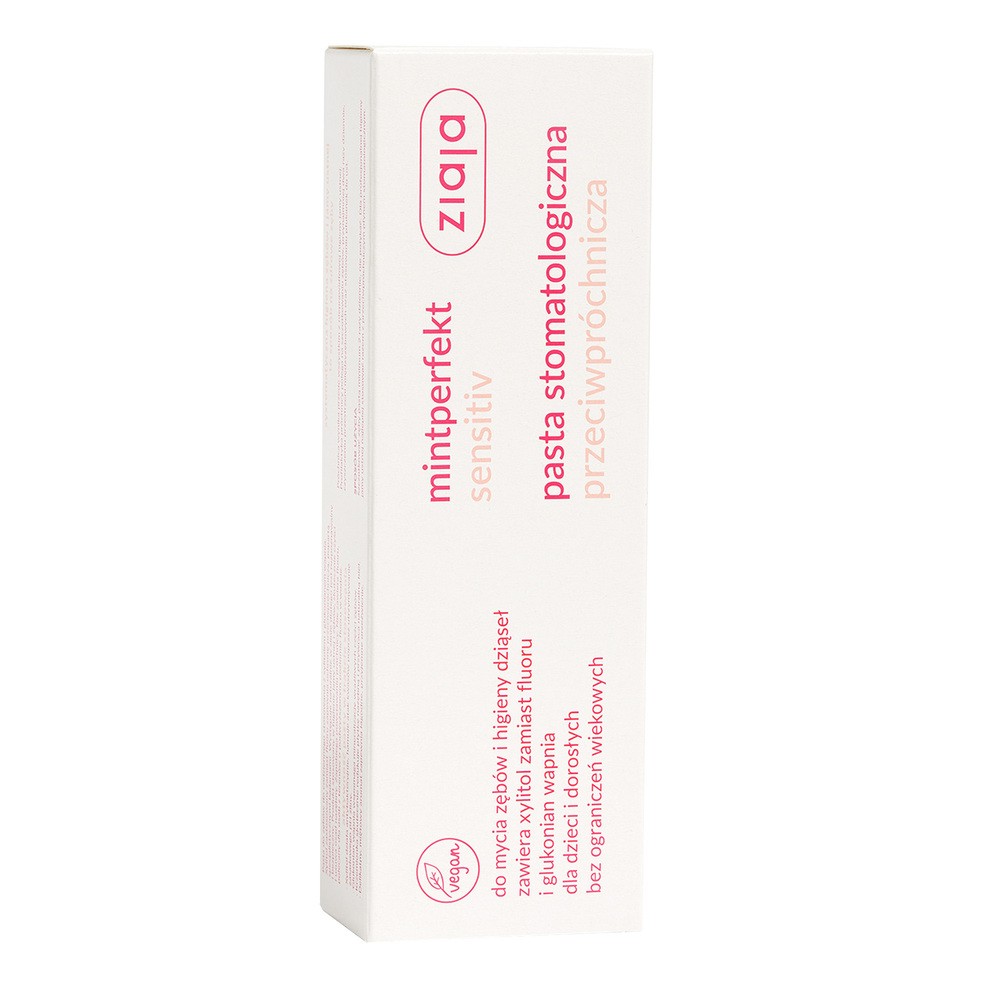 Ziaja Mintperfekt Sensitiv pasta stomatologiczna przeciwpróchnicza 75ml 54395-uniw