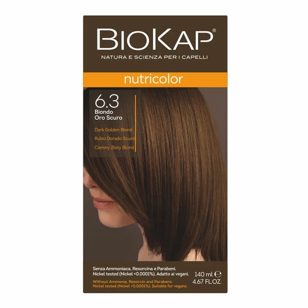 Biokap Nutricolor 6.3 Ciemny złoty blond