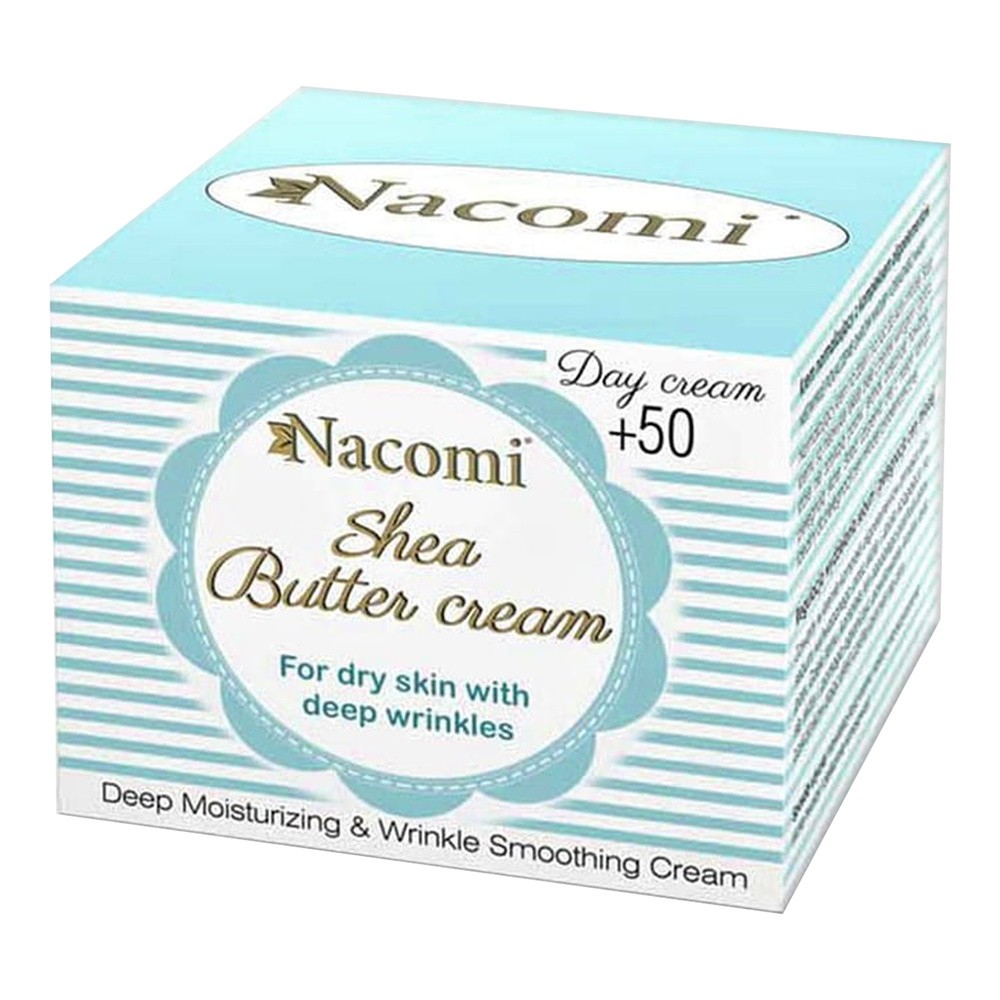 Nacomi Krem shea na dzień 50+ z kwasem hialuronowym 50ml