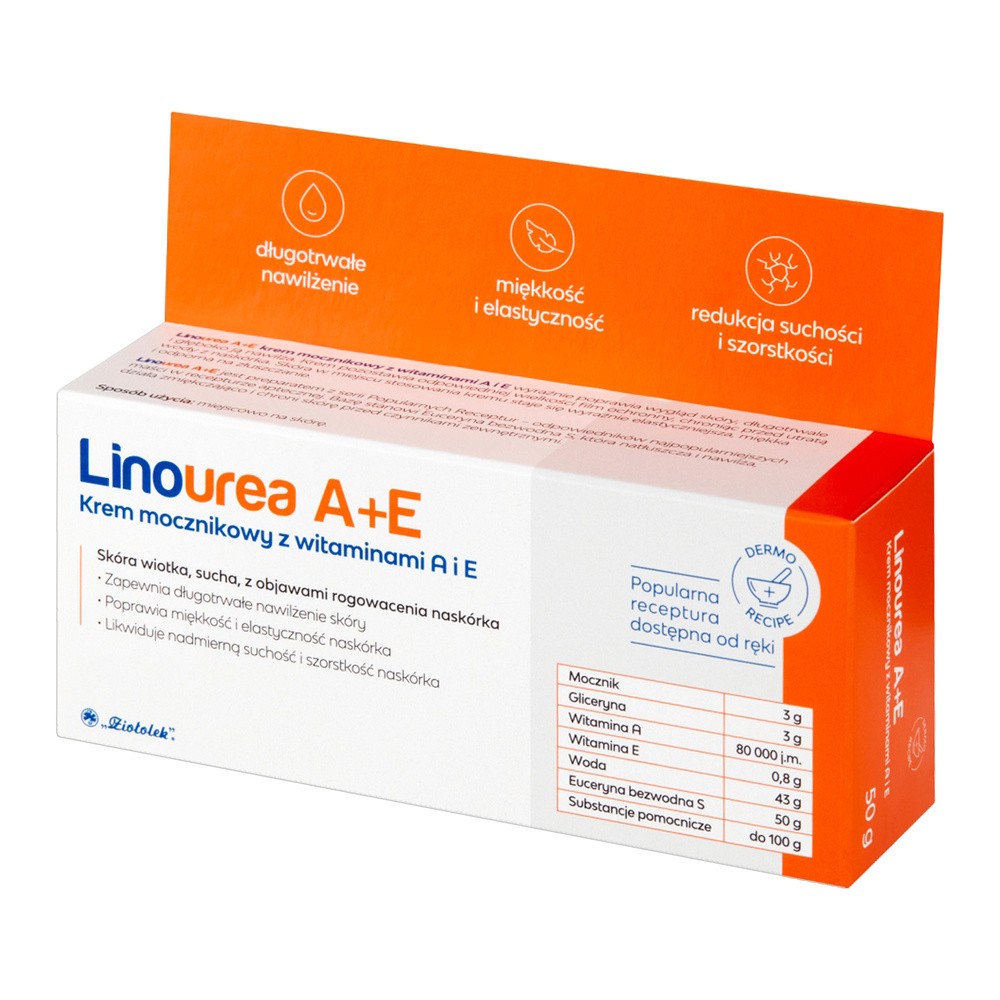 ZIOŁOLEK Linourea A + E krem 50 g