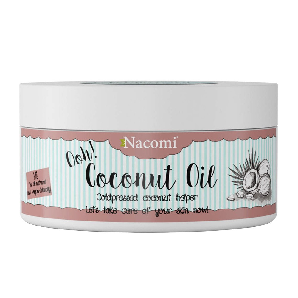 Nacomi 100% naturalny nierafinowany olej kokosowy - Coconut Oil 100% Natural Unrefined 100% naturalny nierafinowany olej kokosowy - Coconut Oil 100% Natural Unrefined