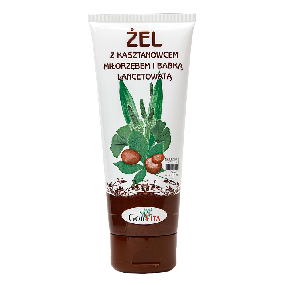 GORVITA PPHU GorVita żel z kasztanowcem miłorzębem i babką lancetowatą 200 ml 7035596