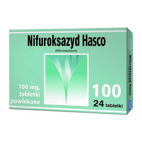 Hasco-Lek Nifuroksazyd 100mg 24 szt.