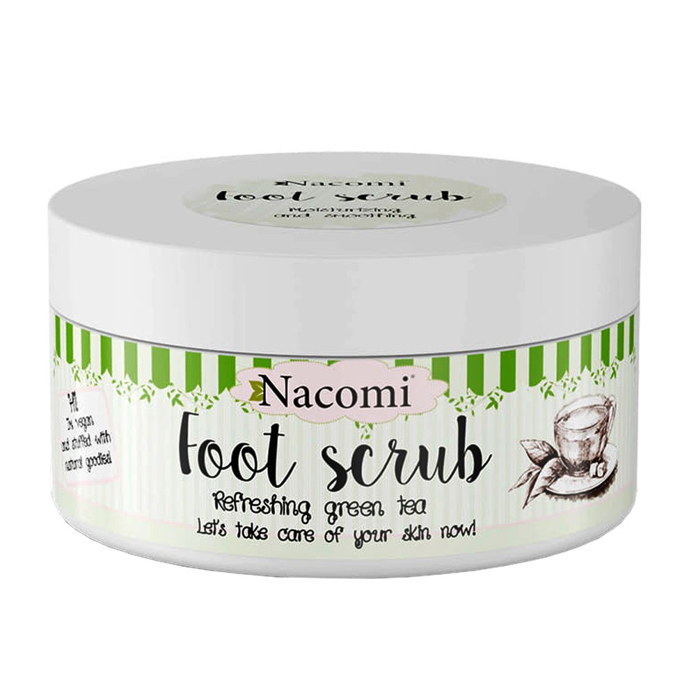 Nacomi Peeling naturalny do stóp o zapachu zielonej herbaty 100ml