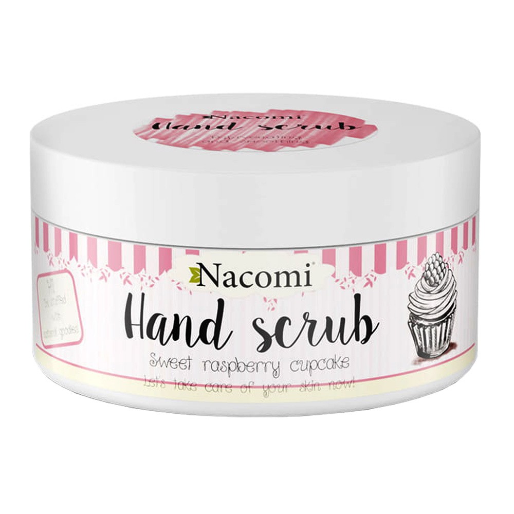 Nacomi Peeling naturalny do rąk o zapachu maliny 100ml