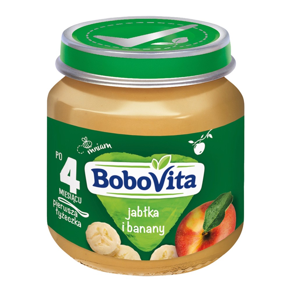 Bobovita deser jabłka z delikatnym bananem 8591119253941