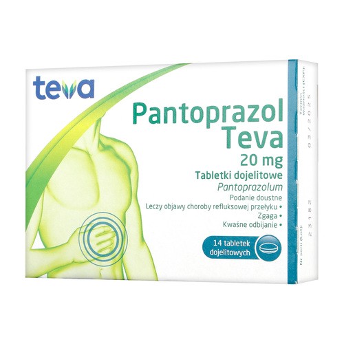 Teva Pantoprazol 20mg 14 tabl