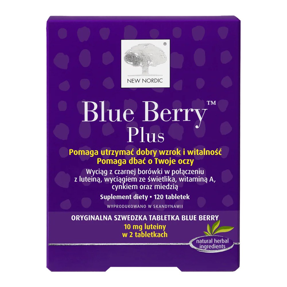 New Nordic Blue Berry 120 szt.