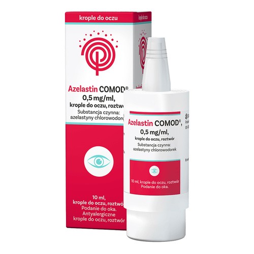 URSAPHARM Azelastin COMOD 0,5mg/ml krople do oczu 10 ml