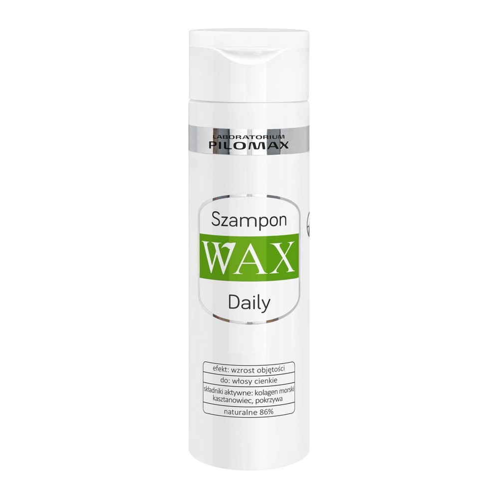 Pilomax SP Z O.O WAX DAILY Szampon codzienny do włosów cienkich bez objętości 200 ml 7060643