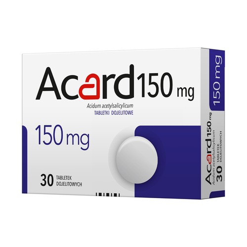 Acard 150 mg x 30 tabl dojelitowych
